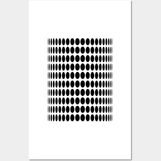 Black dots Posters and Art